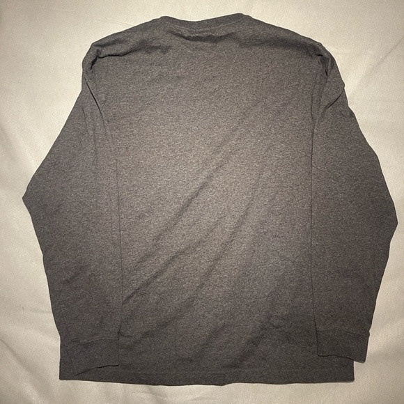 Carhartt Men's Long Sleeve T-Shirt Dark Gray Original Fit Pocket Tee Large - Picture 2 of 4